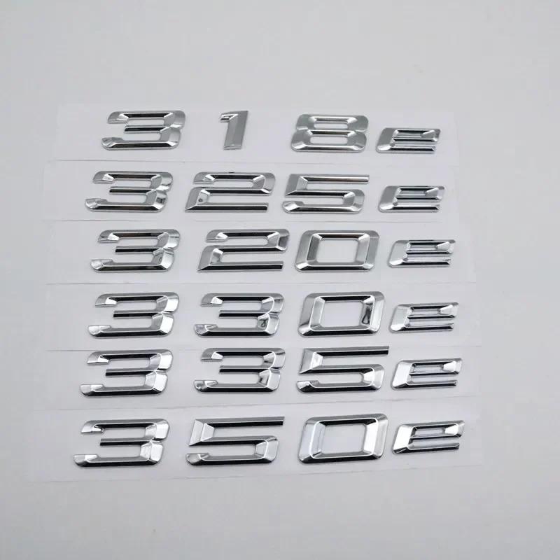 מדבקת אותיות תלת-ממדית ABS לרכב אחורית עבור BMW 316e 318e 320e 325e 330e 340e 335e 520e 528e 530e 540e 550e 730e 740e 740Le 750Le