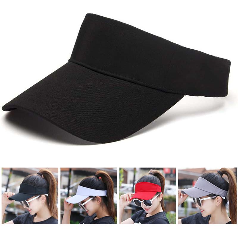 

Sun Visor Hat Adjustable Baseball Cap Long Peak Thicker Sweatband Sun Visors for Women Men Golf Fishing Tennis Running Cycling Outdoor Sports