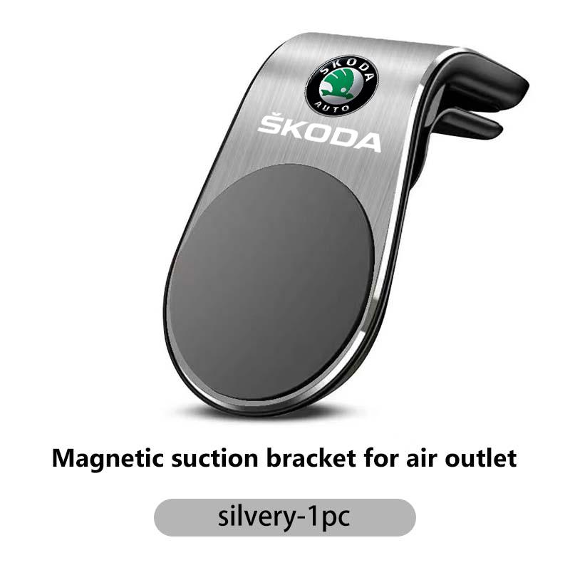 Sfrab5 Supporto Telefonico Magnetico a L per Auto Clip Supporto Smart Phone per Auto Per Skoda Kamiq Karoq Octavia 2 3 Rapid Scala Kami Fabia VII VRS