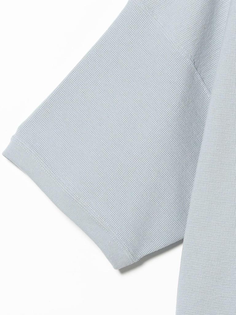 [BEAMS BOY] Knit Vest Sanca Cotton Hemp Surf Knit Crew Women's PALE_BLUE 0