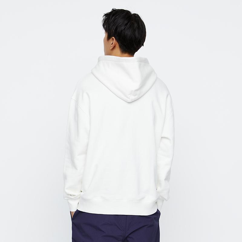 CLOT Sweatshirts Men's White Hooded Moderate Regular CTHD20FCN307-WH