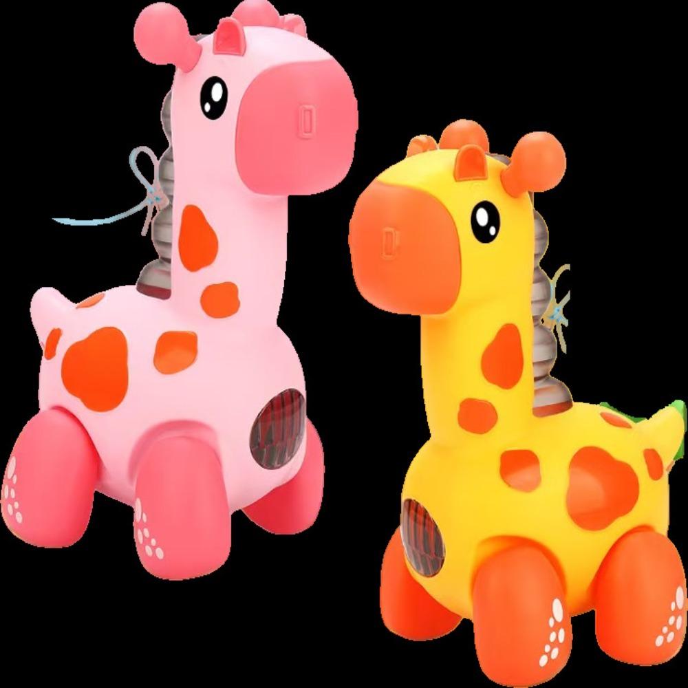 with Leash Electric Doll Sound and Light Animals Toys Sensory Stimulation Giraffe Toys  Gift Giving