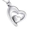 Heart Pendant Necklace for Ashes Heart Charm Necklace Wedding Necklace Bride Wedding Jewelry for Girl Birthday