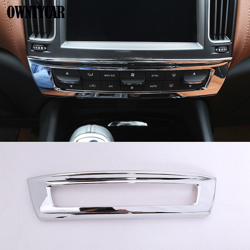 ABS Silver For Maserati Levante 2016-2025 Interior Accessories Car Interior Stickers Gear Shift Panel Cover Trim Stickers