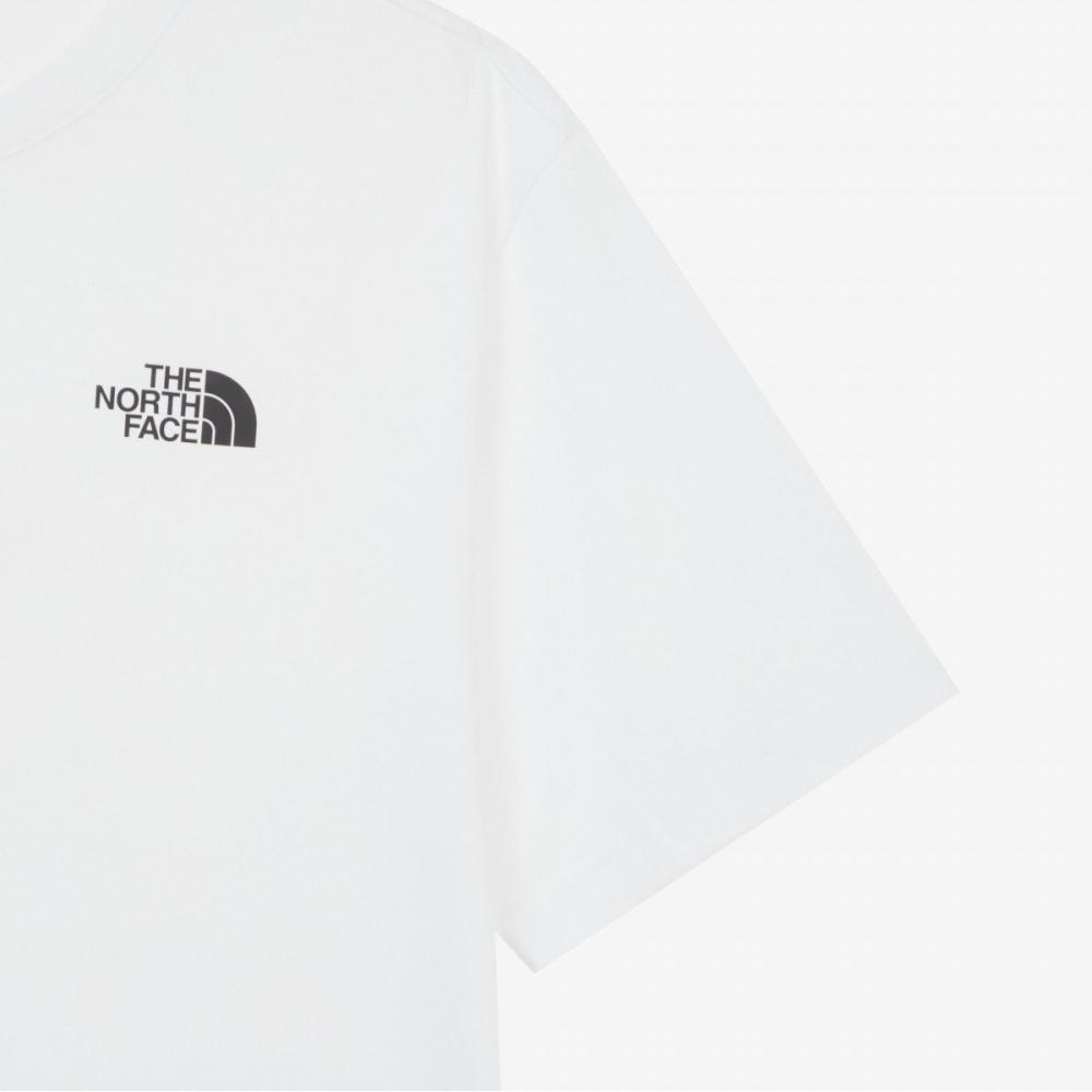 The NorTh Face NT7ur77b Men S CoTTon baSic T ShirT whiTe
