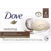 Dove Restoring Coconut & Cocoa Butter Beauty Bar, 106g, 4 Packs