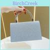 Plastic Evening Clutch With Sequins For Womens Formal Events