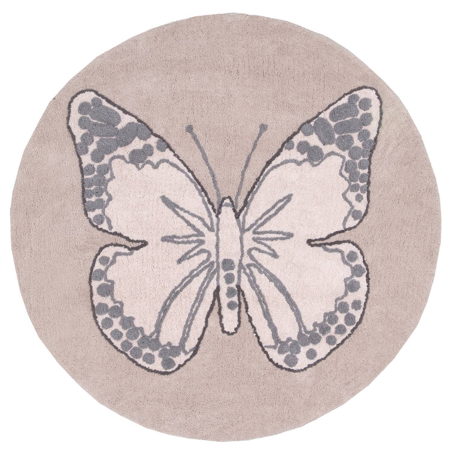 

Ковер Lorena Canals C-but-n Round Butterfly Vintage Beige 160 см
