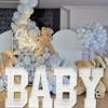 1PC 120cm DIY LED Letter Light with White Light 3D KT Board Party Decoration Suitable for Baby Shower,Birthday Parties, Anniversary DIY Gifts