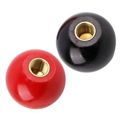 Saplı Bilyalı Somun M4/M5/M6/M8/M10 Diş Plastik Sıkıştırma 1 Adet Küre Şeklinde Baş