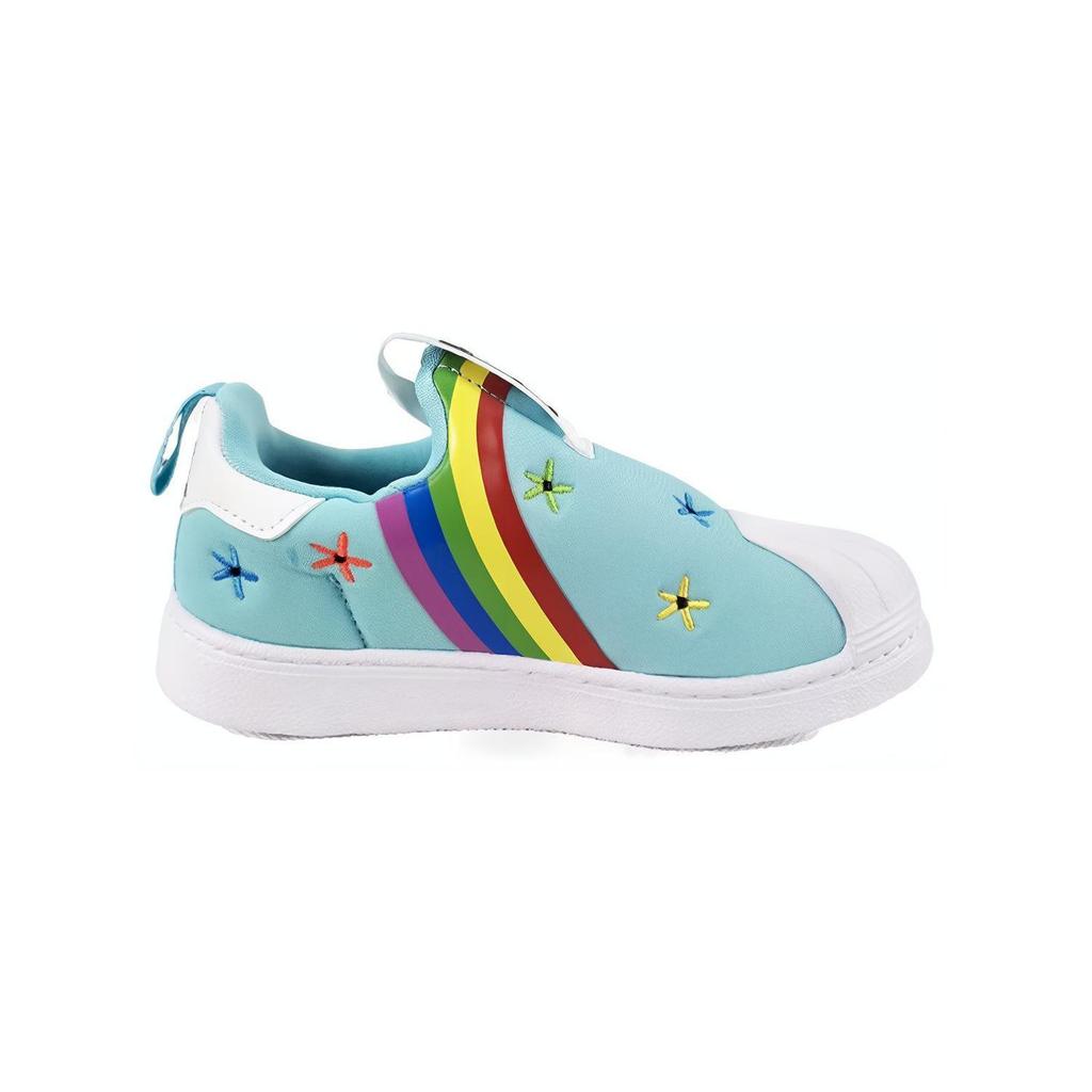 adidas Originals SUPERSTAR 360 Abrasion Resistant Low Top Toddler Shoes Blue Infant And Toddler GY9216