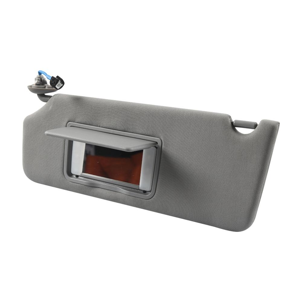 83280TG7A12ZB Left Driver Side Sun Visor Gray for Honda Pilot Ridgeline 2017-22