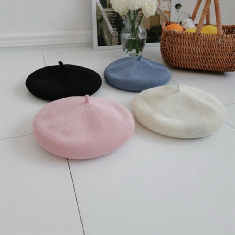Женский берет пастельного цвета, летняя шляпа художника pink