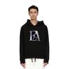 EMPORIO ARMANI EA Sweatshirts Men's Black Hooded Moderate Regular 6H1MA9-1JDSZ-0999