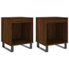 Maison Exclusive - Tables de chevet 2 pcs chêne marron 40x35x50 cm bois ingénierie