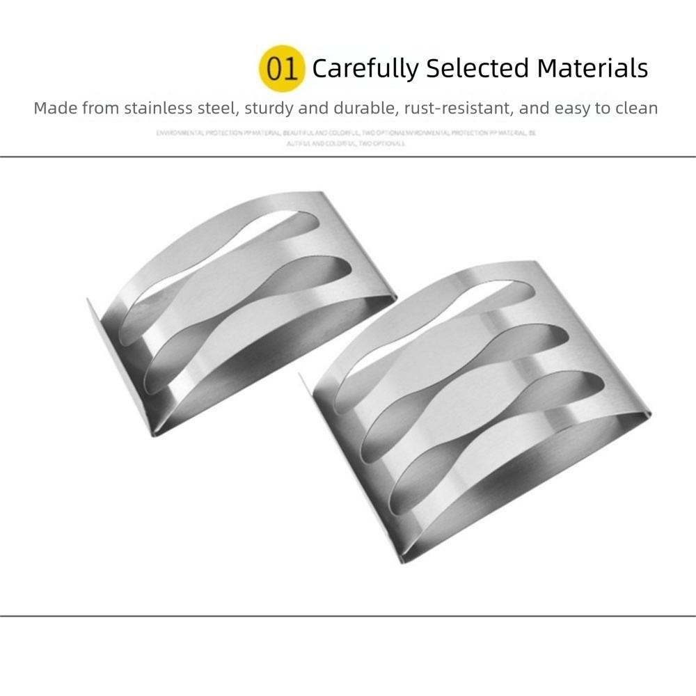 Stainless Steel Stainless Steel Holder Two Hole Wall Toothbrush Holder Bathroom Holder Wall Mount