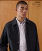 Musinsa Standard Denim-Like Relaxed Minimal Jacket [Deep Indigo]