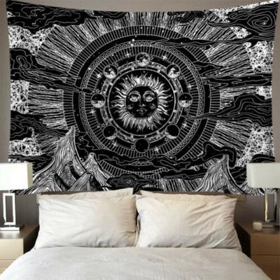 Indian Mandala Tapestry Sun Tarot Tapestry Moon Tapestry Psychedelic Carpet Witchcraft Tapestry