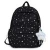 Schoolbag Candy Color Little Star School Bag Female Versatile Junior High School Student Small Fresh Backpack Girls College Style Travel Backpack