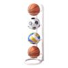 Soporte de Fútbol Estante Multicapa para Almacenamiento de Balones Estante Vertical con Ruedas para Exhibición de Balones