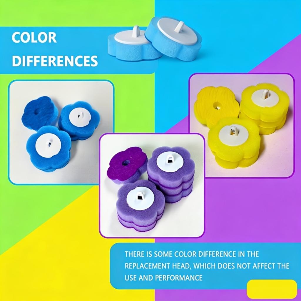 Disposable Toilet Brush for Household Use, No Dead Corners, Toilet Cleaning Brush, Wall Mounted Toilet, No Drilling Replacement Brush