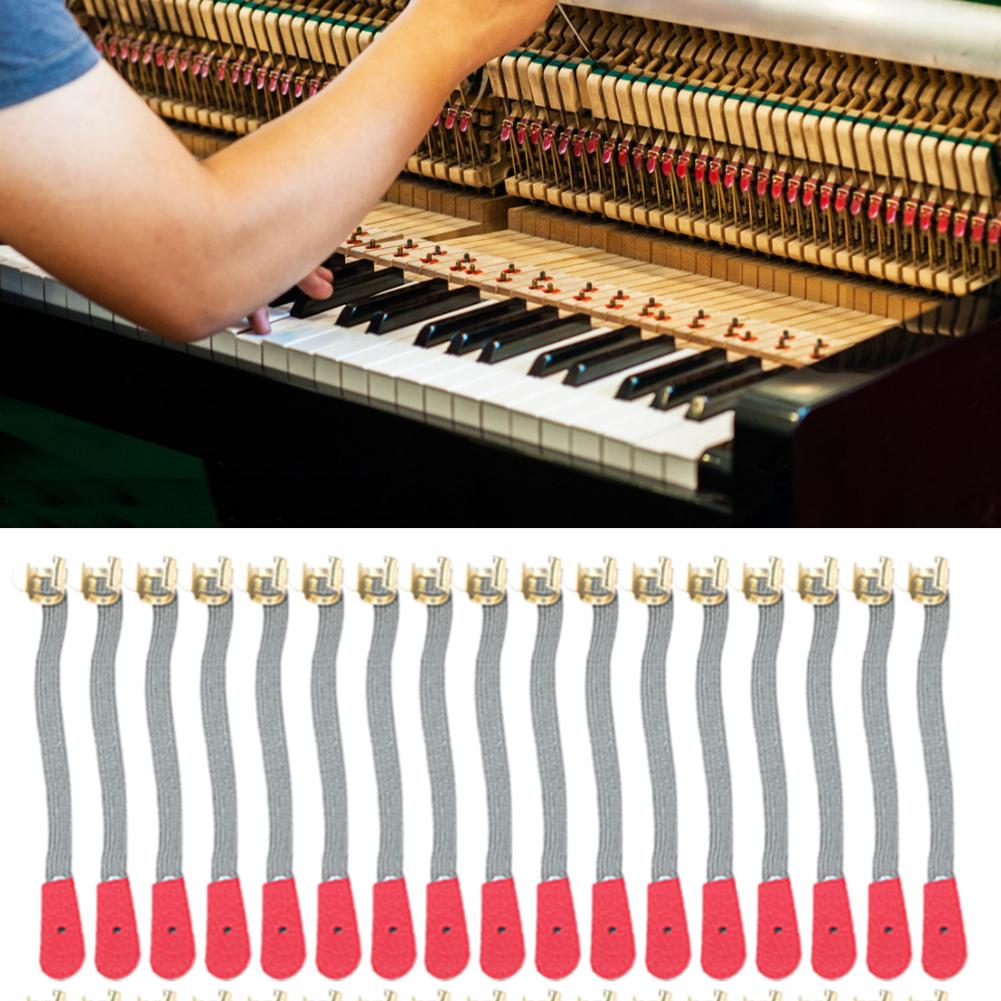 50 Stück Klaviersaiten Stimmreparaturteile Gebraucht Militärgrün Musikinstrumentenzubehör