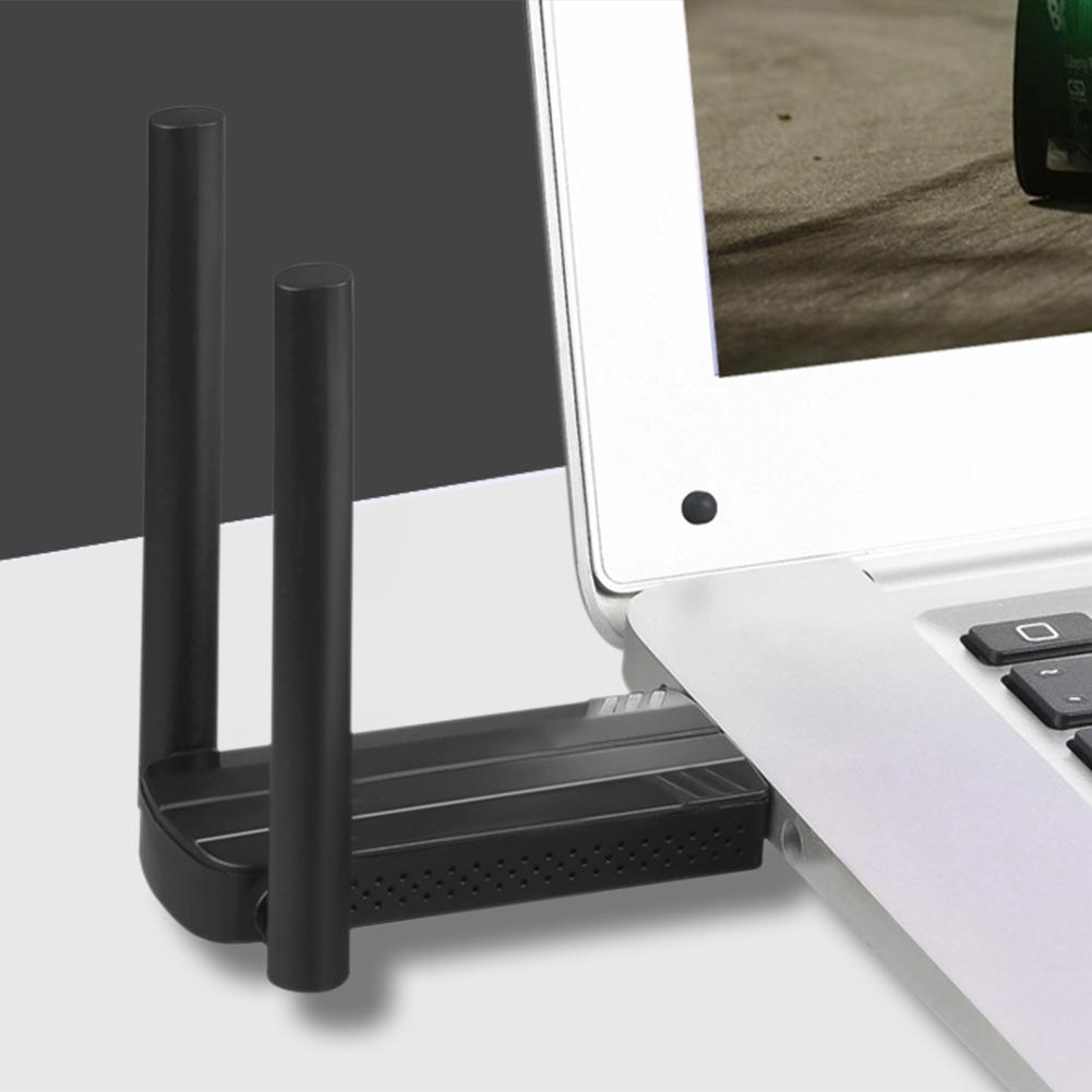 USB 3.0 Adapter Drive Free Network Adapter Supports for Windows Vista/XP/7-11/Linux OS/ OS WiFi 6 Receiver Dongle for Desktop