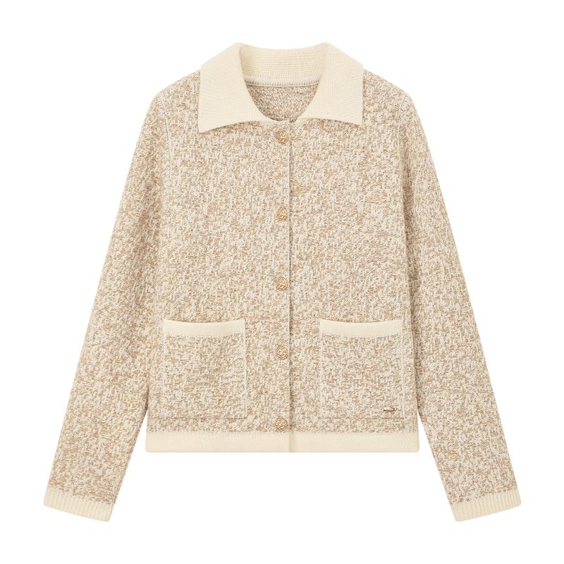 

ELLE KIDS Girls Shimmering Lapel Cardigan 130