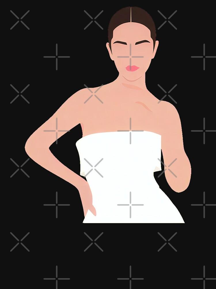 Selena Gomez Lineless Illustration Classic T-Shirt