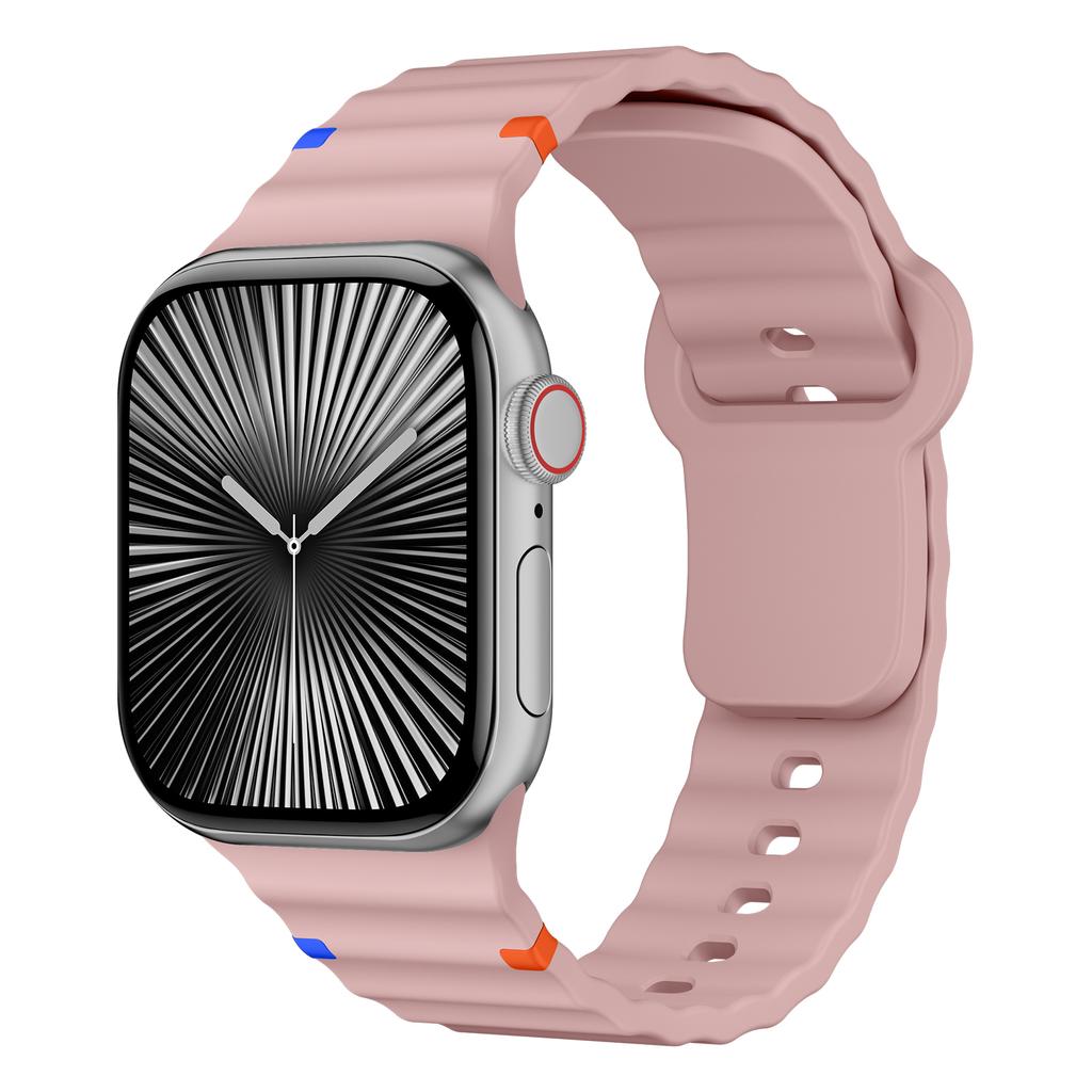 Silicone Straps for Apple Watch Band 44mm 40mm 49mm 45mm 46mm 42mm 38mm 41mm Correa Sport Bracelet iWatch Series 10 SE 9 Ultra 2