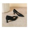 Women's Pointed Toe Block High Heels Professional Office Work Shoes Elegant Commuter Pumps