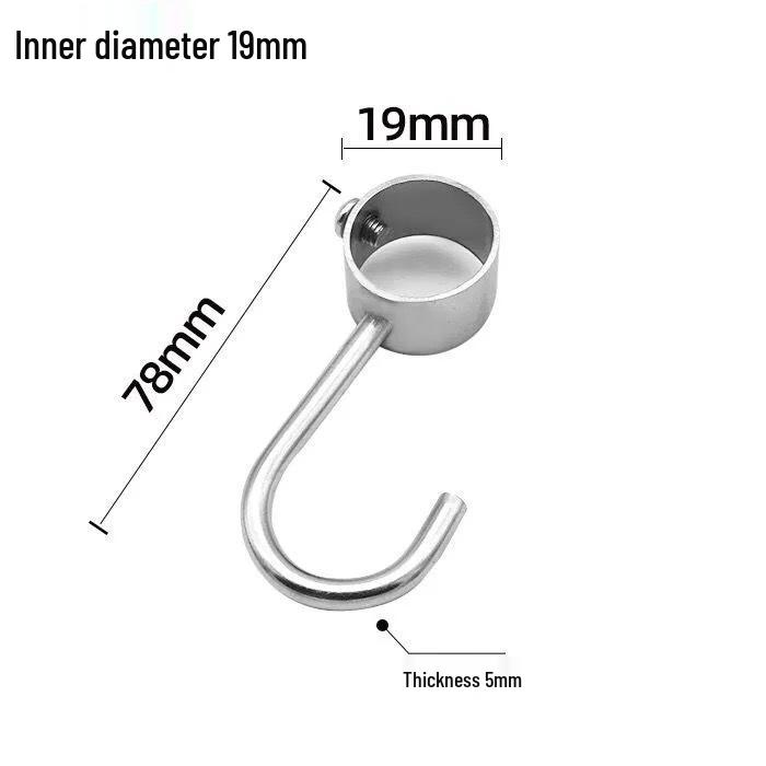 

Stainless Steel Round Pipe Flange for Wardrobe, Towel Rail, Hanger & Drying Rack Accessories