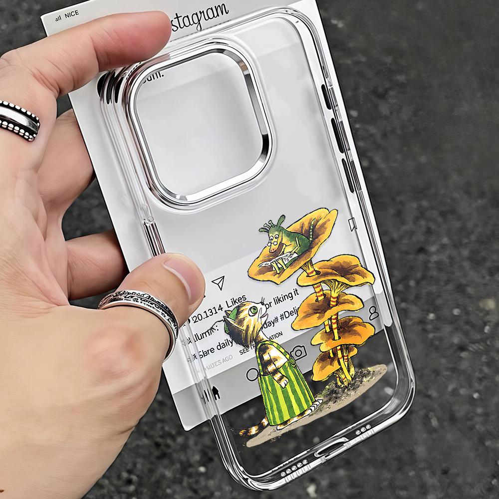 

Cartoon Pettson Findus Phone Case For Samsung Galaxy S25 S24 S23 S22 S21 S20 Note20 FE Ultra Edge Plus 4G 5G Transparent Cover Samsung S10 5G