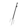 Fishing Rod Holder for Ground Sturdy Suppot Stand Outdoor Camping Hiking Black