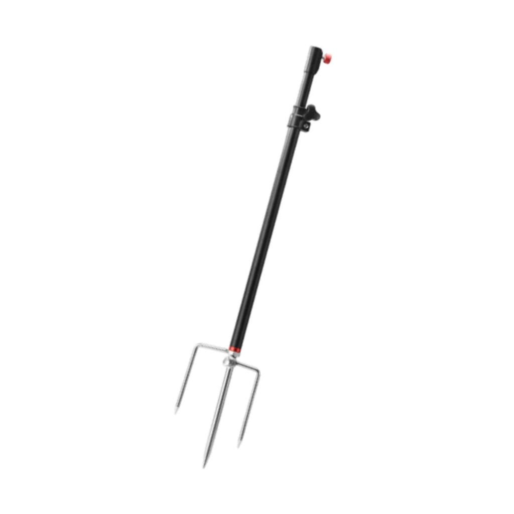Fishing Rod Holder for Ground Sturdy Suppot Stand Outdoor Camping Hiking Black