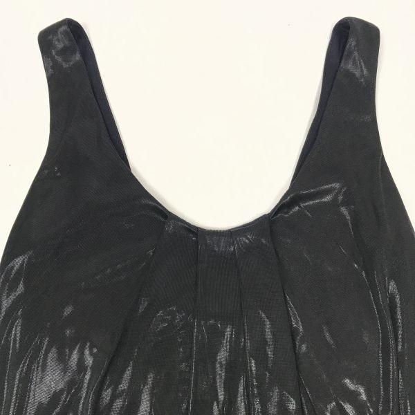 Made In USA/DIANE Von FURSTENBERG Sleeveless Knee-Length Dress/Women’s Size M/2/Black/Glossy Finish Lined
