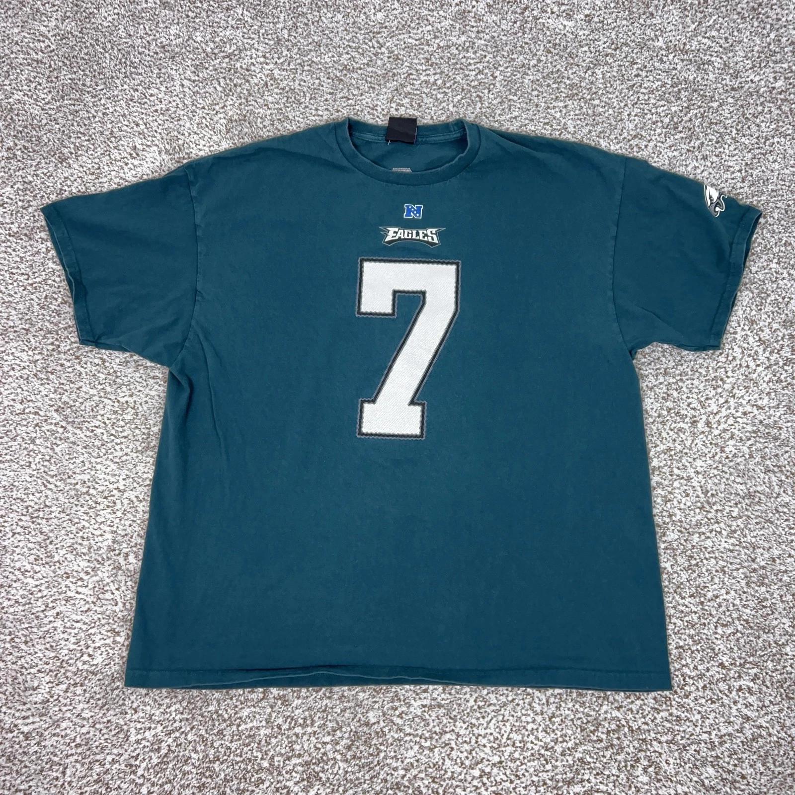 Philadelphia Eagles Shirt Mens 2XL Green NFL Football Jersey Michael Vick 7 Tee S
