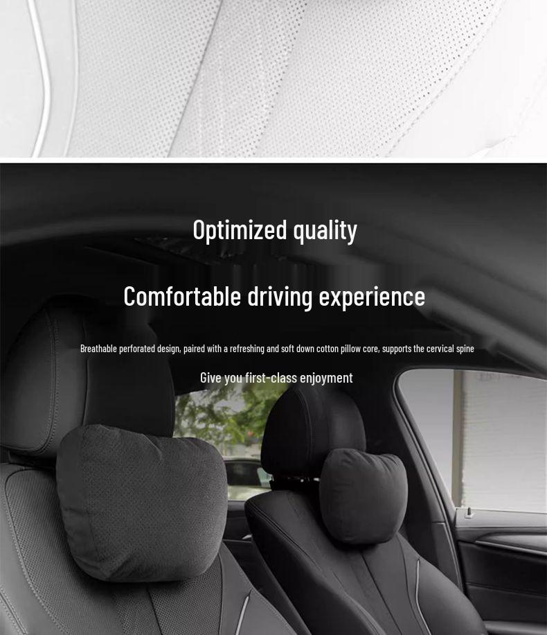 Tesla Model 3/Y/S/X Headrest & Lumbar Support Cushion