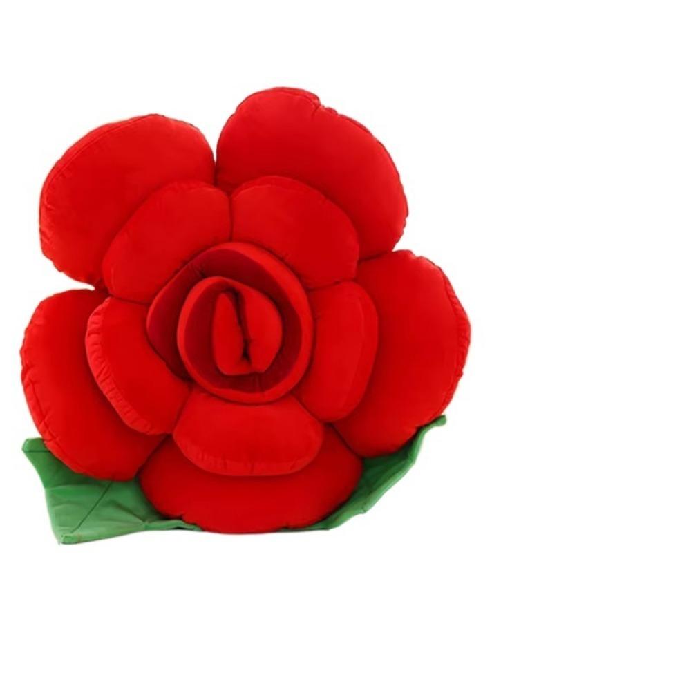 Simulated Rose Shaped Pillow Large Car Interior Cushion New Sofa  Flower Cushion  Home Decor