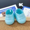 1Pair with Bowknot Pattern Round Toe Shoes Colorful Children Toys Gifts 20cm Cotton Doll Shoes
