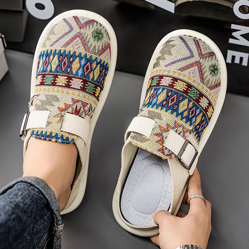 

Чоловіче спортивне взуття. Літні мюли без спинки. Повсякденні тапочки. Взуття. Кросівки великих розмірів для студентів. Босоніжки більшого розміру 39-47. EU: 45 бежевий