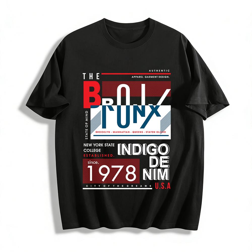 

Vintage BRUNX 1978 Print Casual T-Shirt Unisex USA Style Pure cotton T-shirt XXS