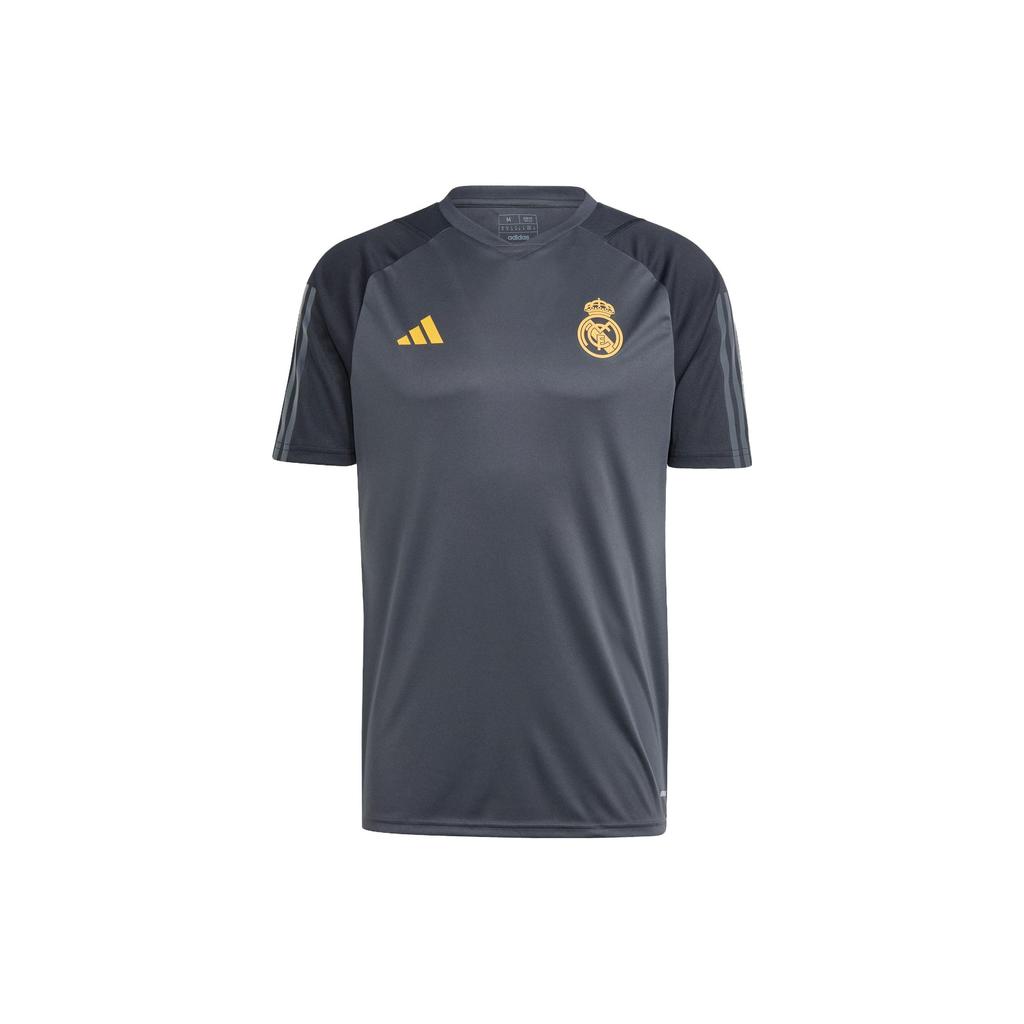 Adidas Real Madrid Tiro 23 Training Soccer Jersey Men Tops Carbon-Black IB0040