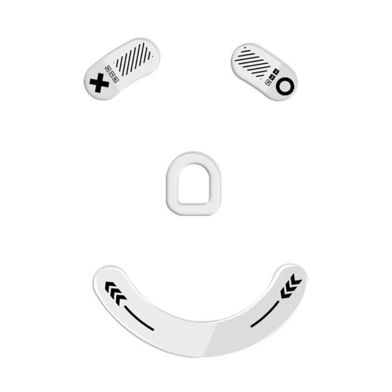 Tempered Glass Mouse Feet For DeathAdder Mouse Skates High Wear Resistance Smooth Glides Durability Use