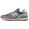 574 Grey Navy White Leather