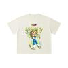 260 GSM Double Yarn 32 Count 100% Cotton Dragon Ball V51 Daima Vegeta Print Unisex Heavy Cotton T Shirt