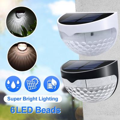 LED Solar Light Outdoor Wall Lamps Energy Garden Lamps Waterproof Solar Fence Lamp Christmas Decoration Festoon Led Light