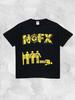 Stylish Black Cotton T-Shirt Commemorating NOFX Final Shows 1983-2024 with Skull and Band Logo Print Graphic T-Shirt