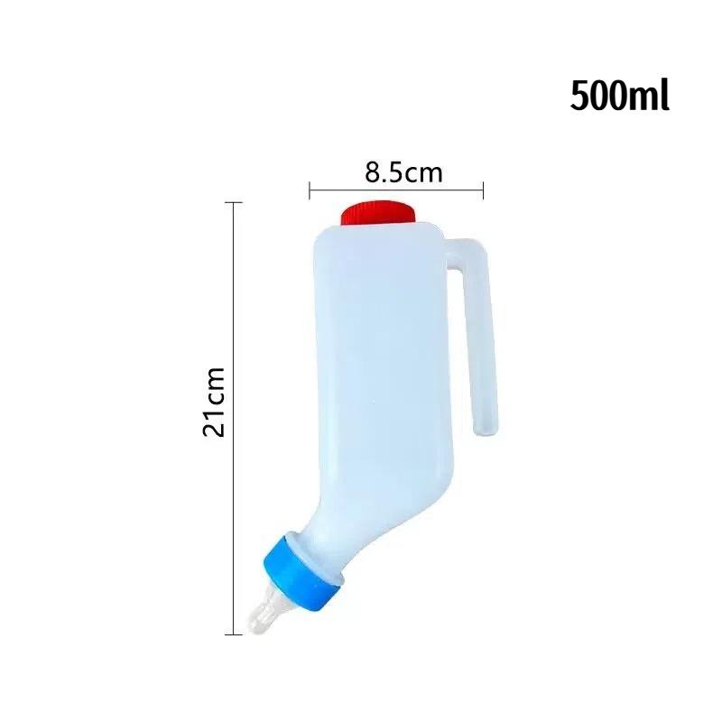 

Hangable Lamb Milk Bottle Feeding Bottle Small Animals Lamb Nursing Bottles With Soft Nipple Goat Bottle for Lamb Calf Bull Cow