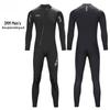 WEZHO Men's 3mm Long Sleeve One-Piece Wetsuit